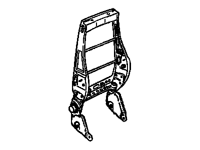 GM 12454794 Frame Asm,Passenger Seat Back Cushion