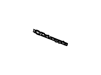 GM 15207233 Plate Assembly, End Gate Name (Colorado/Bowtie/Ls)