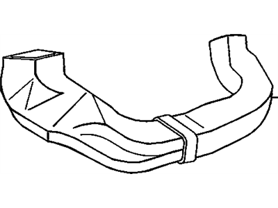 Chevrolet Prizm Air Intake Coupling - 94853530