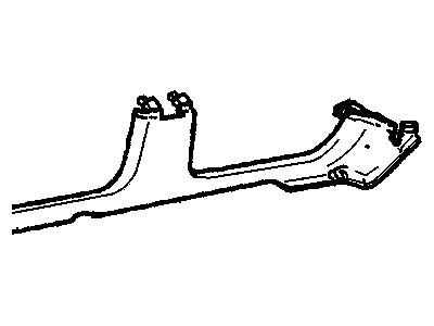 GM 22704527 Retainer Assembly, Front Side Door Opening Floor Carpet *Graphite