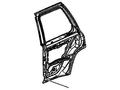 GM 89025262 Door,Rear Side