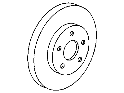 GM 15935922 Rotor,Rear Brake