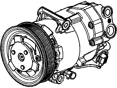 GM 13414019 Air Conditioner Compressor Kit