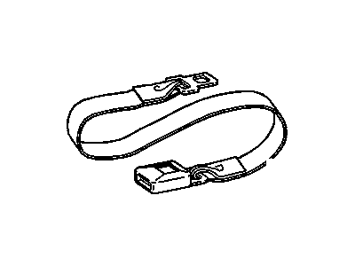 GM 12383373 Belt Kit,Rear Seat #2 Buckle Side *Neutral *Neutral