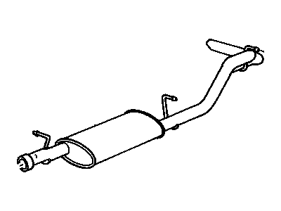 1993 Chevrolet C1500 Exhaust Pipe - 15671561