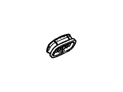 88986025 GM Grille,Front Floor Console Rear Air Outlet *Pewter Illustration 1 of 1