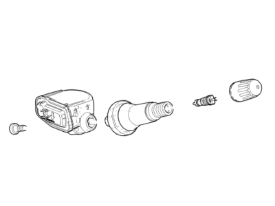 Cadillac CT4 TPMS Sensor - 84991144