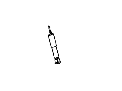 2002 GMC Sierra Shock Absorber - 89038500