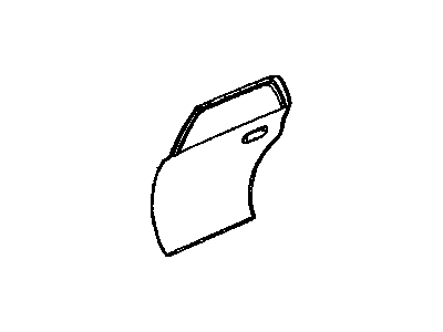 GM 90295997 Panel,Rear Door Outer(RH)(N19)