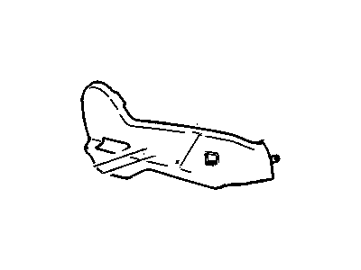 GM 25994758 Bezel, Passenger Seat Adjuster Switch Sideshld Right *Light Cashmere