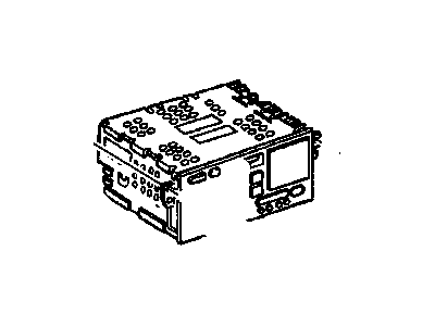 GM 15766823 Radio Assembly, Amplitude Modulation/Frequency Modulation Stereo & Clock