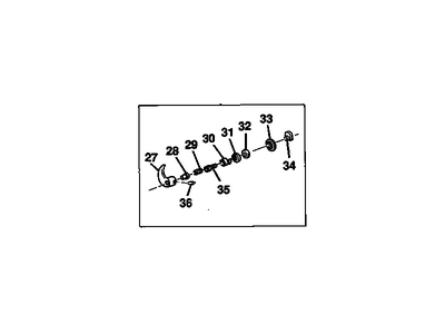 GM 12546801 Handle Kit,Front Side Door Vent Window LH