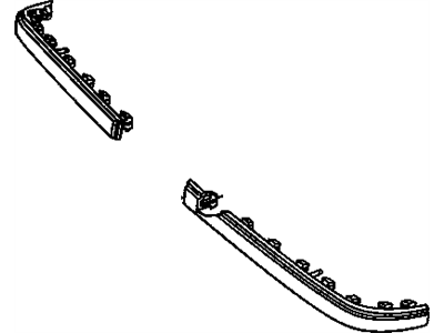 GM 15571635 Strip, Front Bumper Rubber