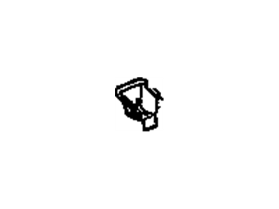 15037951 GM Plate Assembly, Asst Step Rear Bracket Anchor *Marked Print Illustration 1 of 1