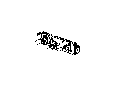 GM 15098965 Control Assembly, Heater & A/C