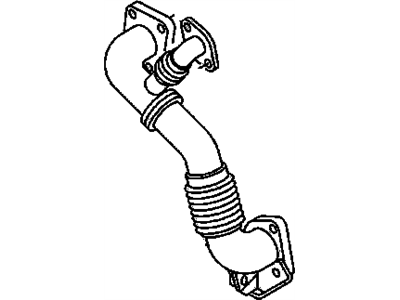 GM 97365041 Exhaust Manifold Inlet Pipe