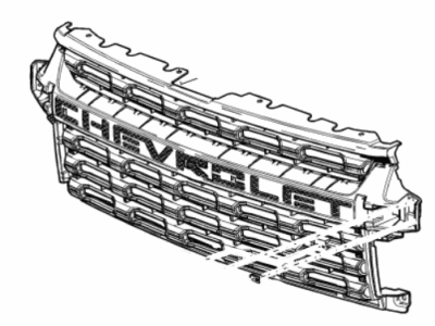 GM 84670281 Grille Assembly, Front *Bright Chromm