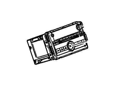 GM 20935118 Radio Assembly, Amplitude Modulation/Frequency Modulation Stereo & Clock & Audio Disc