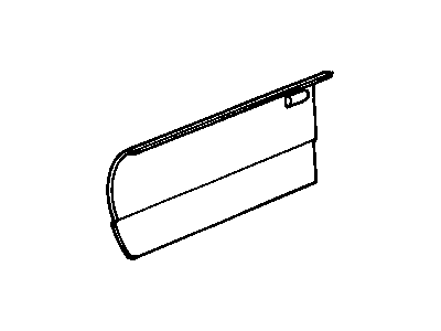 GM 10250653 Panel Assembly, Front Side Door Outer 10250653 GM Panel Assembly, Front Side Door Outer Illustration 1 of 1