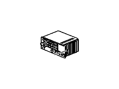 GM 16232141 Radio Assembly, Amplitude Modulation/Frequency Modulation Stereo & Clock & Compact Disc Player