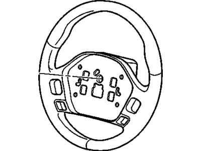 2002 Chevrolet Monte Carlo Steering Wheel - 15219878