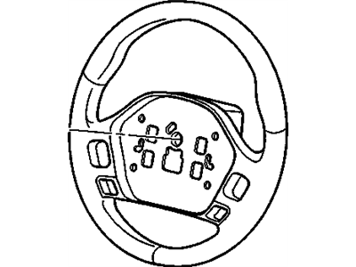 GM 15219879 Steering Wheel Assembly *Neutral