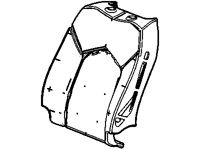 Cadillac SRX Seat Cushion Pad - 22973951