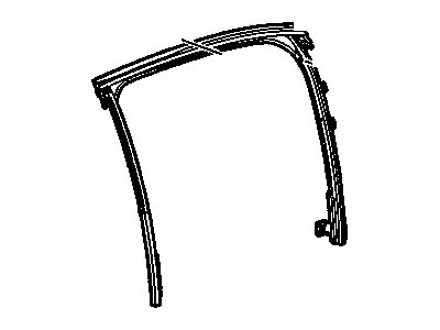 GM 25846741 Weatherstrip Assembly, Rear Side Door Window Outer