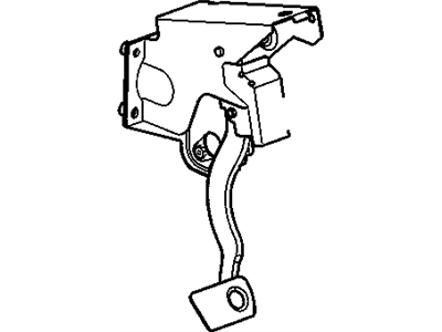 GM 15212677 Pedal Assembly, Brake (W/ Bracket)