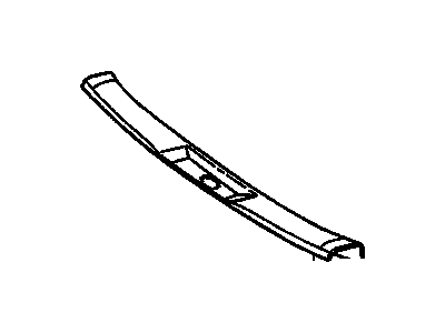 GM 15924044 Plate Assembly, Rear Floor Rear Trim *Medium Cashmere