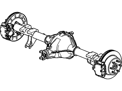 GM 20937826 Axle Assembly, Rear (3.73 Ratio)