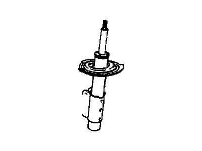 1998 Oldsmobile Achieva Shock Absorber - 22064732