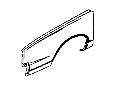 GM 10039789 Fender Assembly, Front