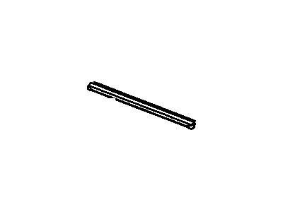 GM 20921215 Sealing Strip Assembly, Front Side Door Window Outer