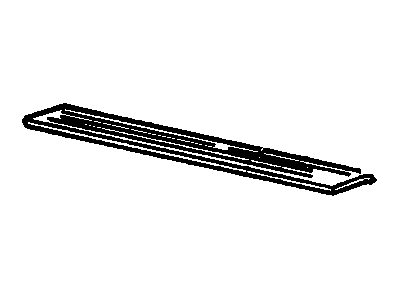 GM 10182568 Plate, Front Side Door Sill Trim *Black
