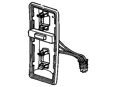 GM 20545281 Lp Assembly, Quarter Upper Courtesy & Reading