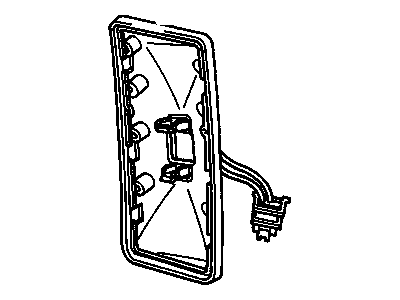 GM 20607852 Lp Assembly, Quarter Upper Courtesy
