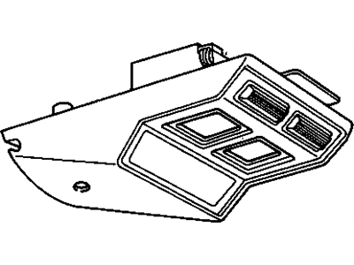 GM 25613048 Lamp Assembly, Windshield Header Courtesy & Reading *Taupe