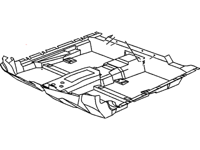 GM 25656707 CARPET, Front/Complete Floor