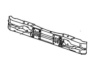 GM 10277159 Bar, Front Bumper Imp