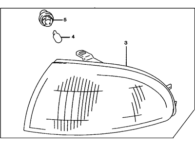 GM 94852394 Lamp,Parking