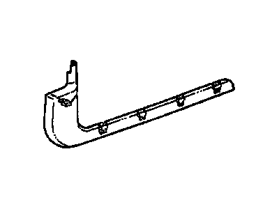 GM 22575172 Retainer Assembly, Front Side Door Opening Floor Carpet *Graphite