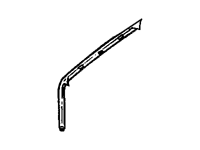 GM 22606838 Molding Assembly, Windshield Side Upper Garnish *Graphite