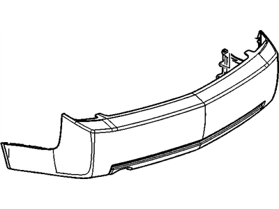 GM 12335776 Rear Bumper, Cover