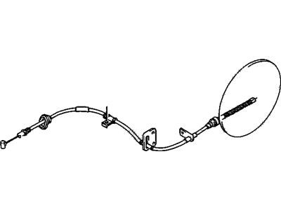 Chevrolet Tracker Parking Brake Cable - 30012146