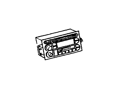 GM 9376183 Radio Assembly, Amplitude Modulation/Frequency Modulation Stereo & Clock & Tape Player