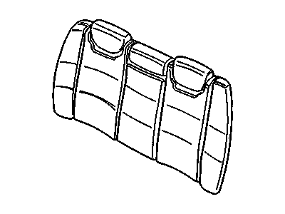 1998 Oldsmobile Achieva Seat Cushion Pad - 16798493
