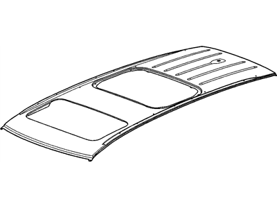 25984576 GM Roof Panel Assembly Illustration 1 of 1