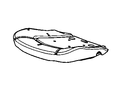 2008 Cadillac CTS Seat Cushion Pad - 25777050