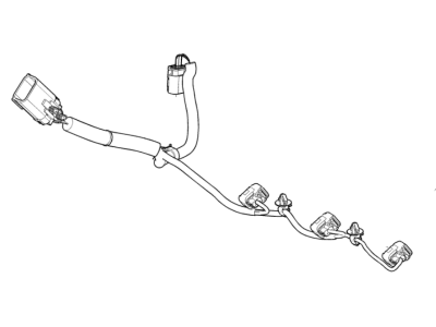 GM 12646868 Harness Assembly, Fuel Injector Wiring